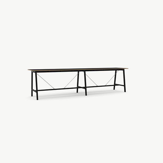 SLHP4209 Silta Rectangular Table With 12 Perimeter Power Points - 4200mm x 900mm x 1050mm