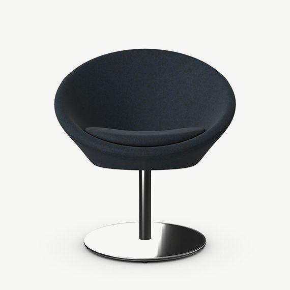 A633 Conic Tub Chair With Pedestal Base