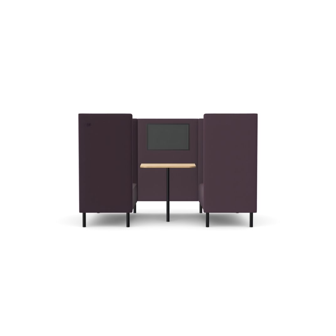 CONS4M Converse Station 4 Seater with media