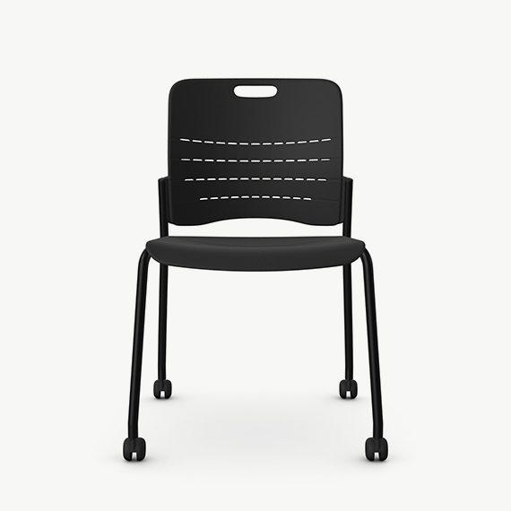 JNY03 - Jonny Multi-Purpose Chair - 4 Legs No Arms With Castors*