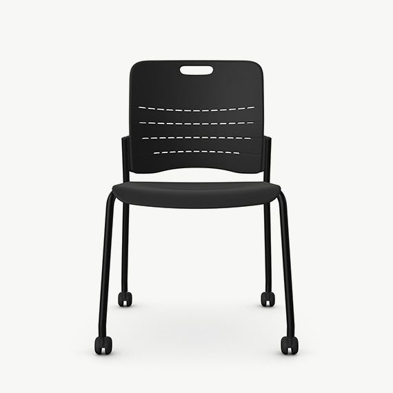 JNY03 - Jonny Multi-Purpose Chair - 4 Legs No Arms With Castors