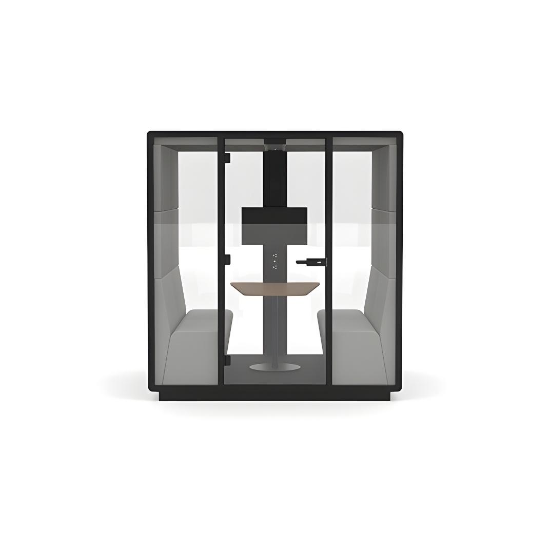 HWY04S Hideaway 4 Person Meeting Booth