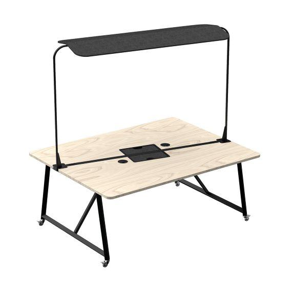 RSAW.RAWMT/C.BK Relic at Work Table with Canopy on Castors