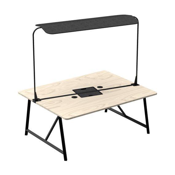 RSAW.RAW1/C.BK Relic at Work Table with Canopy