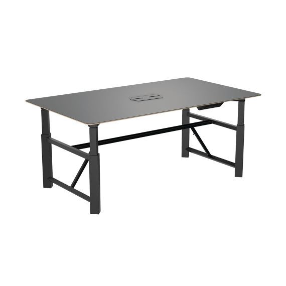 RSHA.BK.2812R.1.WPV/BK.WCA Relic Project Table with Power and Castors