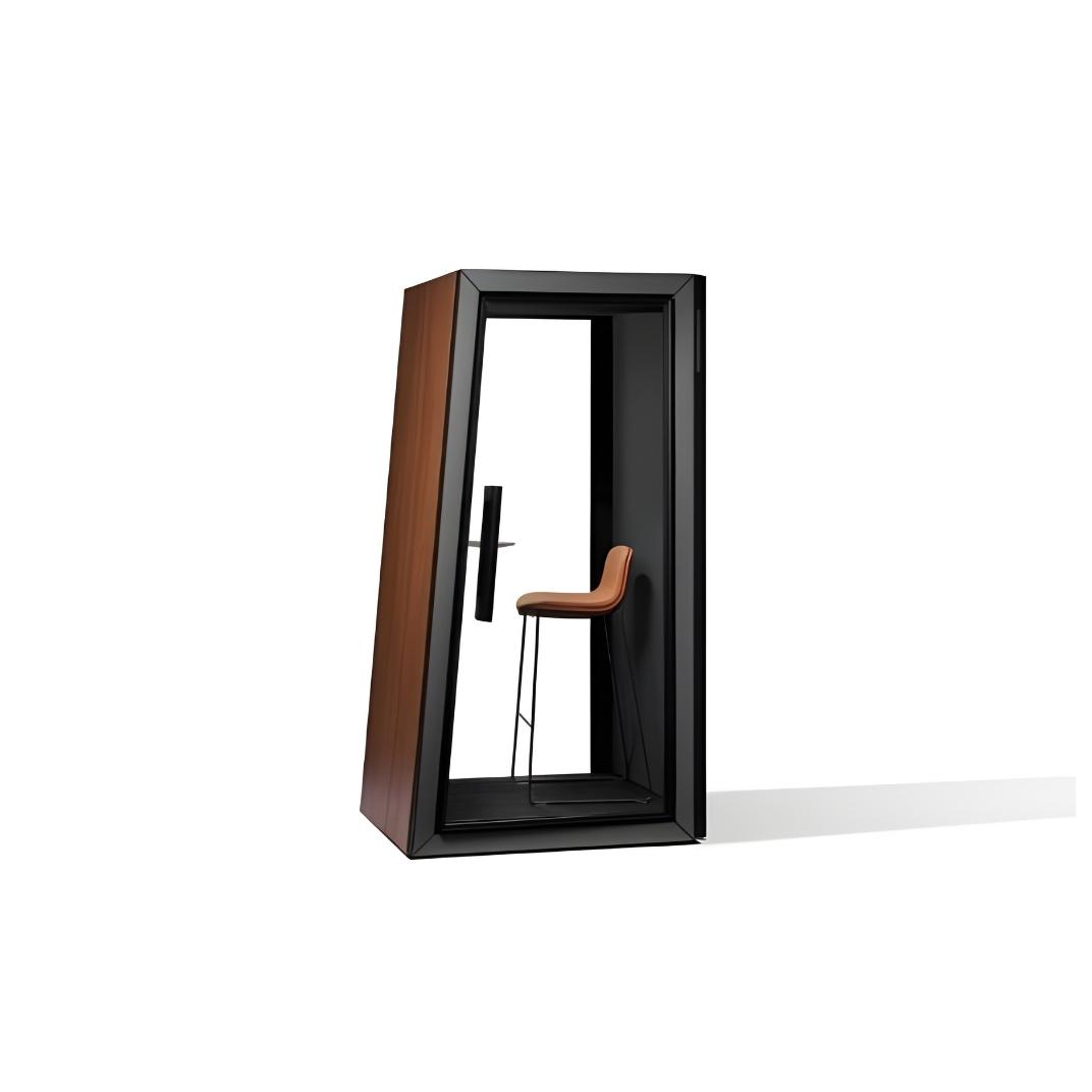 QT04 - Tall Angled Phonebooth (Right Hand Opening)