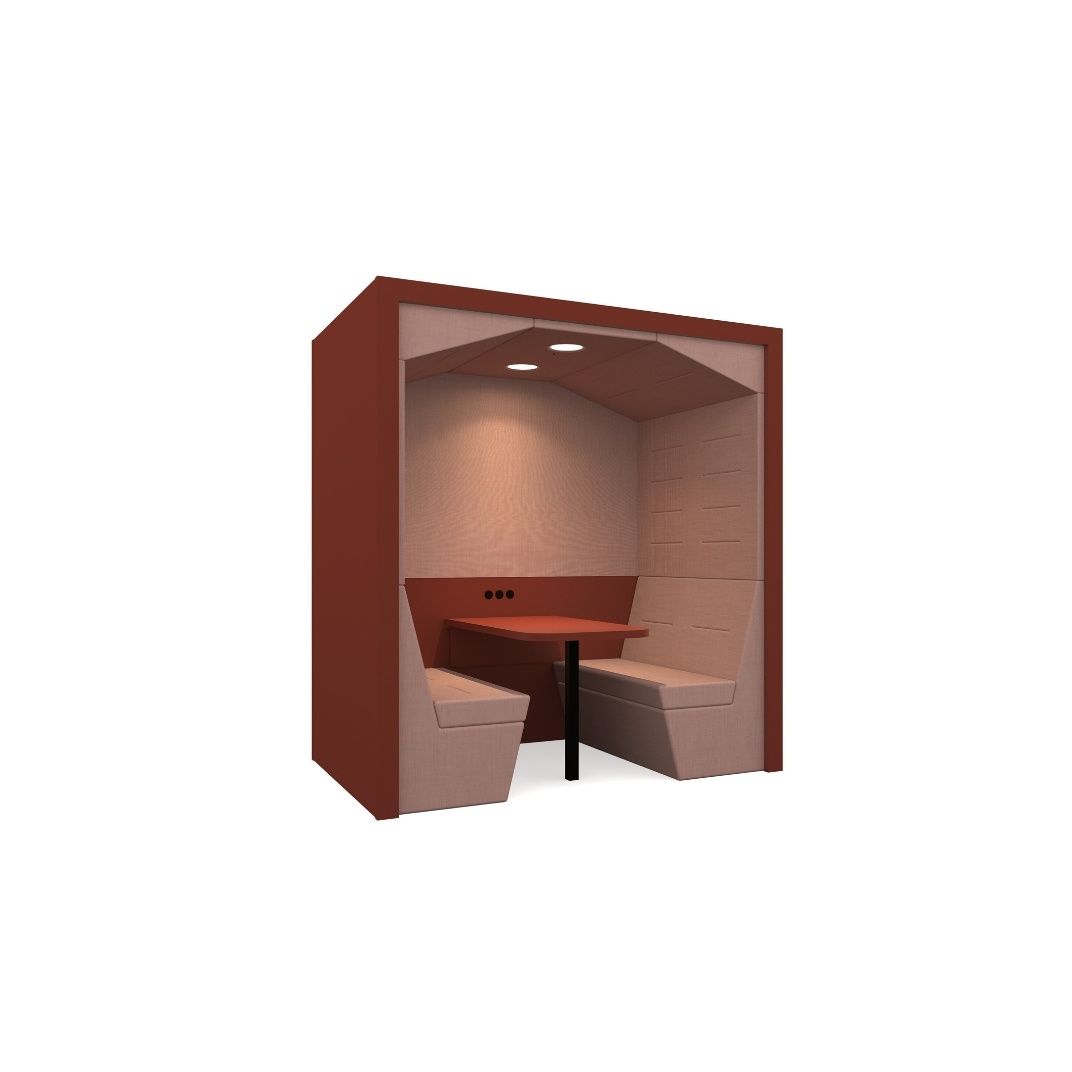 RYP-FAB4PS Railway Carriage Flat Roof (Arch) - 4 Seat