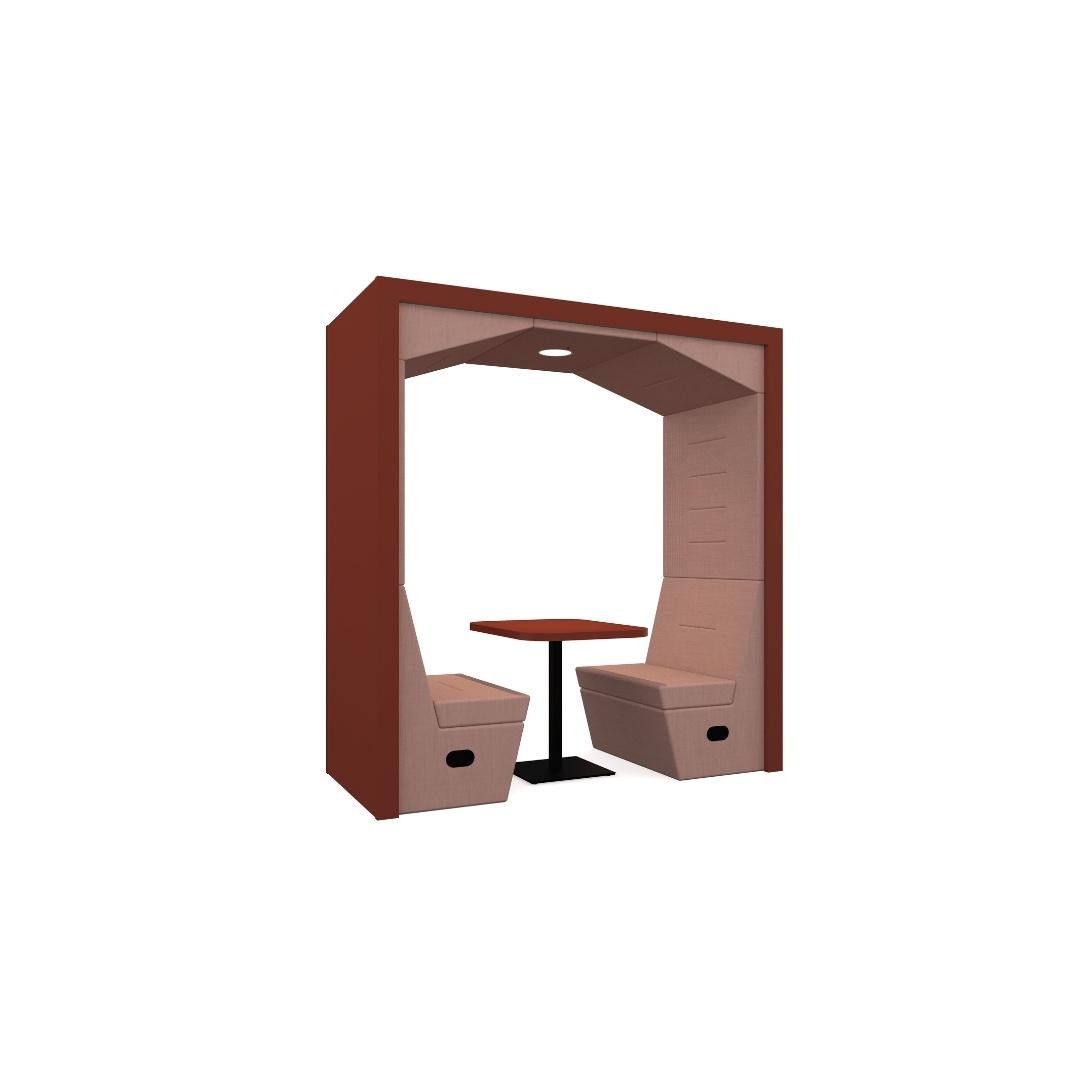 RYP-FAO2PS Railway Carriage Flat Roof (Arch) Open - 2 Seat