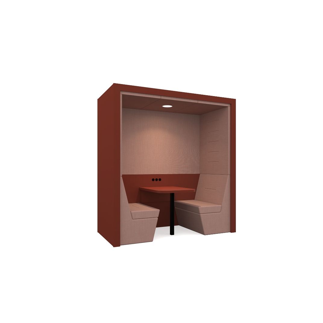RYP-FSB2PS Railway Carriage Flat Roof (Square) - 2 Seat