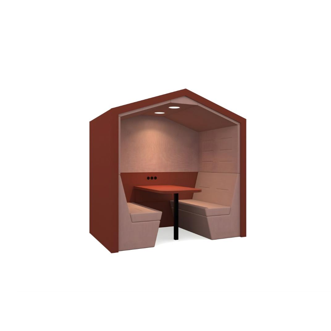 Spacestor - RYP-PIB4PS Railway Carriage Pitched Roof - 4 Seat