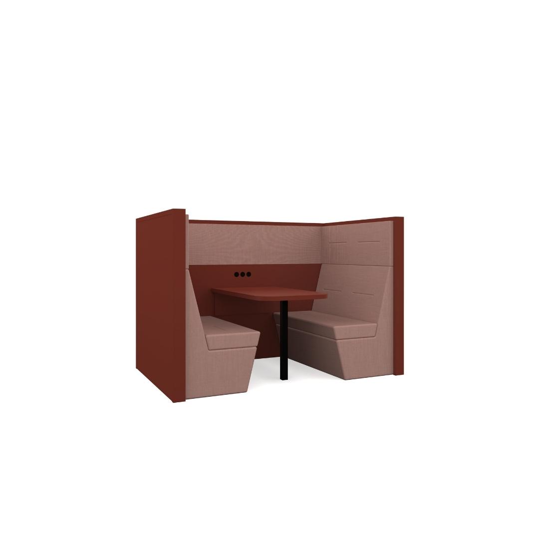 RYP-BAB4PS Railway Carriage Banquette - 4 Seat