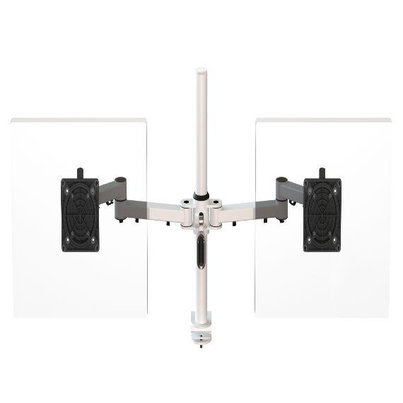 XSTREAM2PMCOMB03B - X-Stream Dual Beam Monitor Arm, Mounted on a Stream Pole with Baby C Clamp Fixing