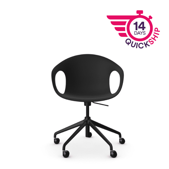 KIN205 - Kin Arm Chair, 5 Star Swivel Base