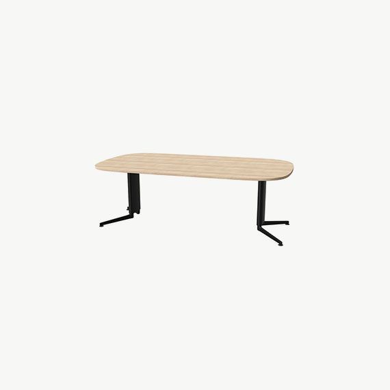 ALP2212SR Ad-Lib Soft Rectangular Meeting Table - 2200mm x 1200mm x 740mm