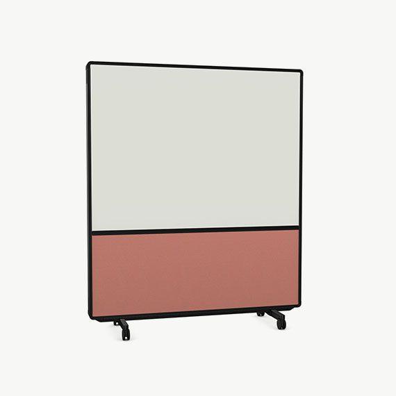 AW2016FFMD Adapt Wall with Fabric and Magnetic Drywipe Upper Panels and Fabric Lower Panels