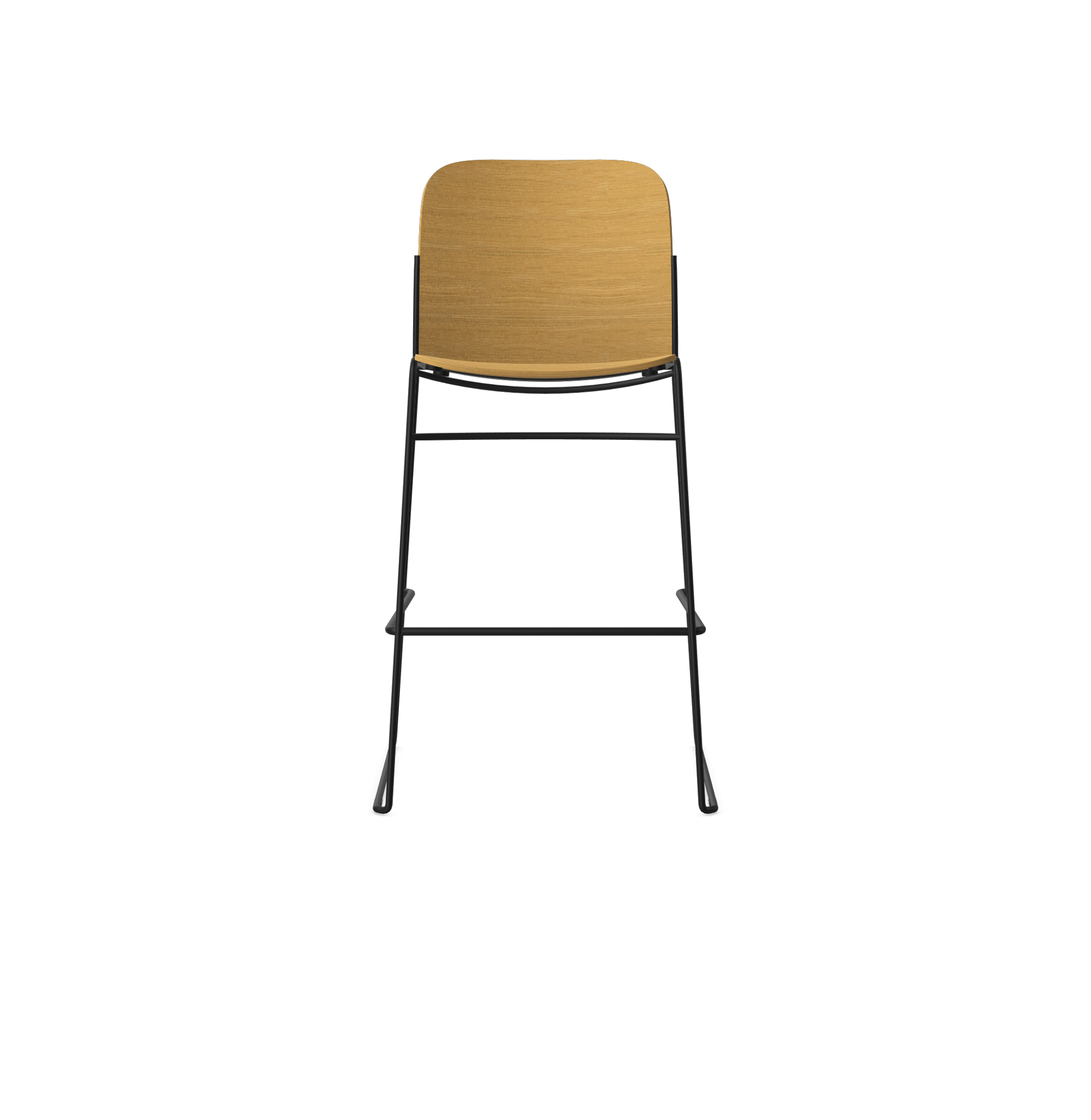 HSW425 Densiti Stool with Wood Seat and Back with No Arms