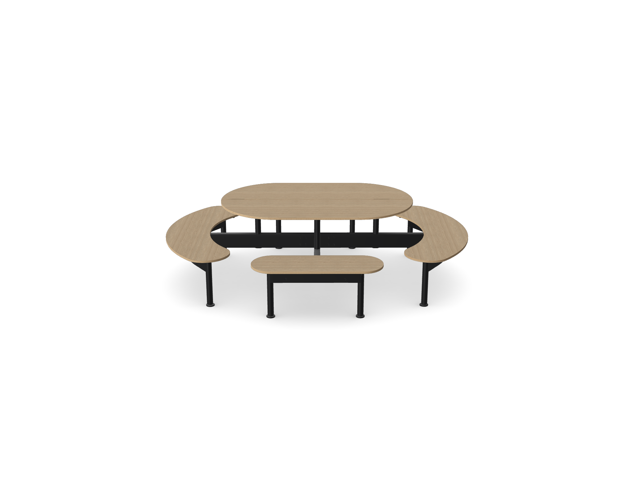 TOMOI Tibo Eight Person Mid Oblong Indoor Table.