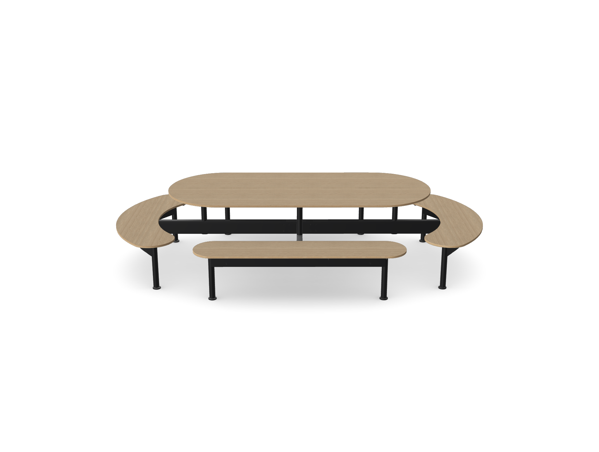 TOLOI Tibo Twelve Person Large Oblong Indoor Table.