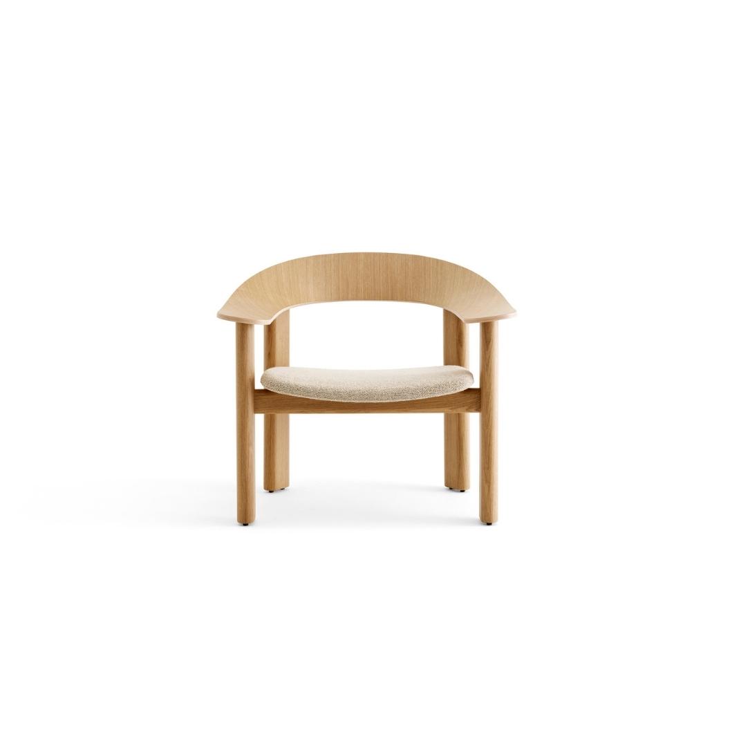 CUR101U1 - Curve Lounge Chair, Upholstered Seat Pad