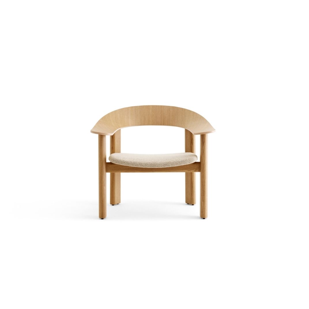 CUR101U1 - Curve Lounge Chair, Upholstered Seat Pad