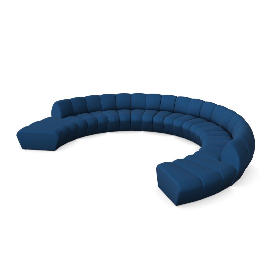 Aura Lounge Modular Concave Sofa - more configurable units available on request