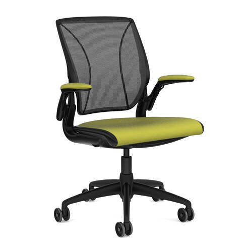 W12 Diffrient World Task Chair With Height Adjustable Duron Arms with Matching Textile Cover