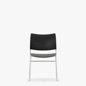 HD410A Elios Upholstered Seat and Plastic Back With Arms