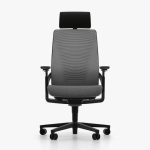 WRKN160MF I-Workchair 2.0 Task Chair With Black Components, Multi-Functional Arms and Headrest