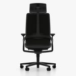 WRKN160MF I-Workchair 2.0 Task Chair With Black Components, Multi-Functional Arms and Headrest