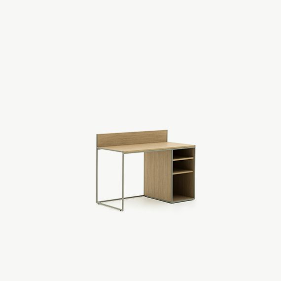 Crate Desk with Open Storage