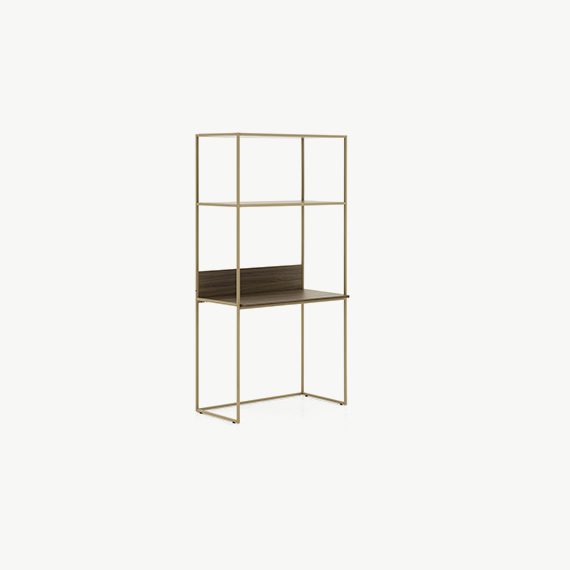 Crate Compact Desk & Upstand & Shelving