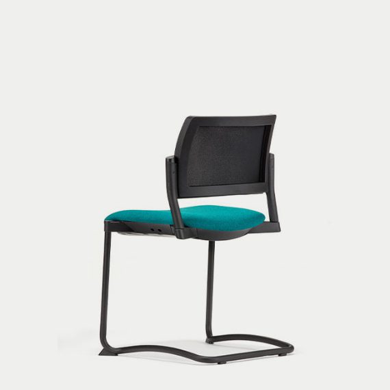 KM10  Kyos No Arms Cantilever Frame Upholstered Seat