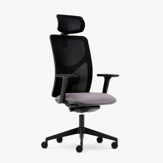 PPM95HA Pluto Plus Mesh Height Adjustable Arms Mesh Back Sychronised Mechanism With Headrest