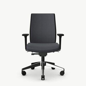 FLX2840MF Freeflex Mesh Task Chair With Graphite Components and Multi-Function Arms