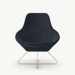 A632 Conic Lounge Chair With Integral Headrest