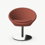 A633 Conic Tub Chair With Pedestal Base