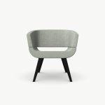 A825 Lola Chair With Wooden Legs