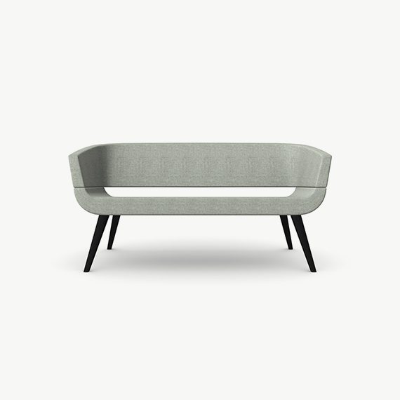 A826 Lola Sofa With Wooden Legs