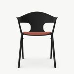 AXL02U Axyl Arm Chair With Upholstered Seat and Pad