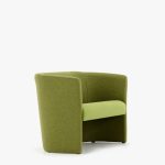 CH2 Concha Two Seat Tub Chair Fully upholstered