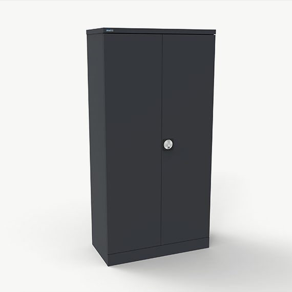 Kontrax Steel Cupboard - 1830mmH 2 double door - assembled c/w 3 shelves