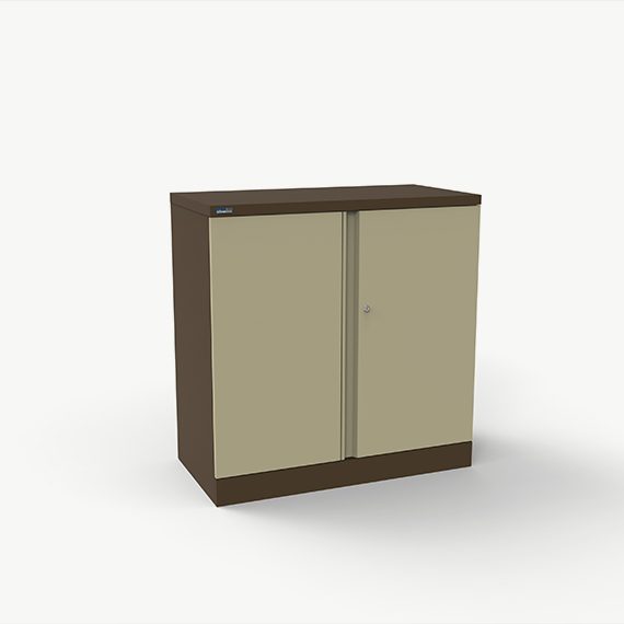 M:Line Steel Cupboard - 1020mmH 2 double door - assembled