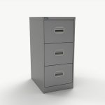 Kontrax Foolscap Filing Cabinet - 3 drawers