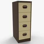 Kontrax Foolscap Filing Cabinet - 4 drawers