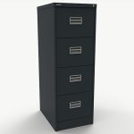 A4 Midi Filing Cabinet - Four Drawer