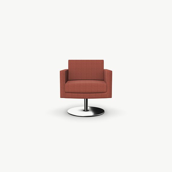 FIFT04 Fifty Series Arm Chair With Pedestal Base