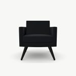 FIFT05 Fifty Series Arm Chair With Wooden Legs