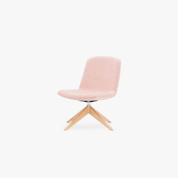 HRB50 Herbie Lounge Chair Solid Ash Pyramid Base