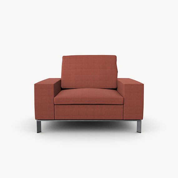 SLW01 Stirling Single Seat With Arms