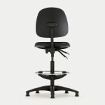T100IND Industrial No Arms Square Seat and Back, Draughtsman